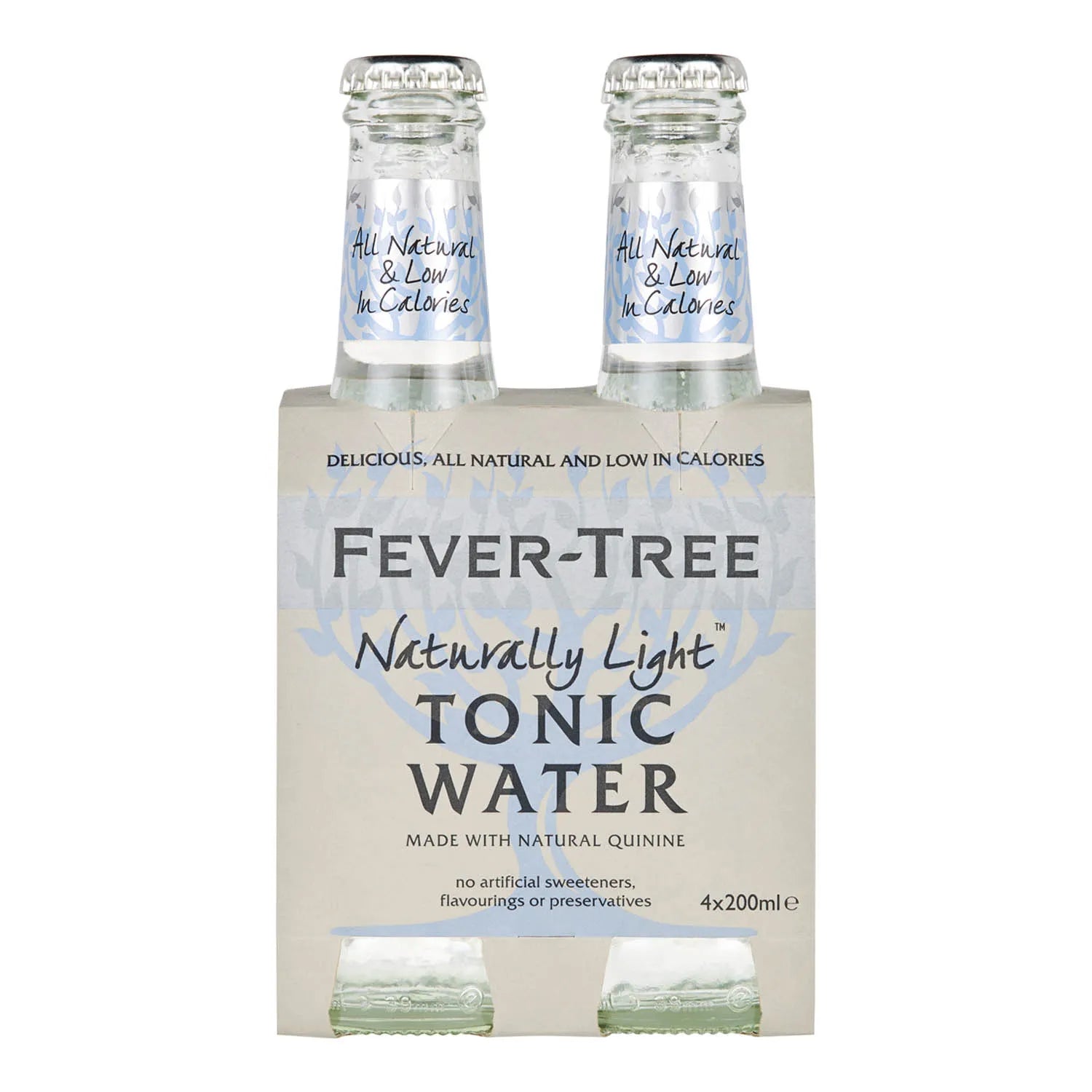 Pack 4 Agua Fever Tree Tónica Light 200ml D.O. Inglaterra