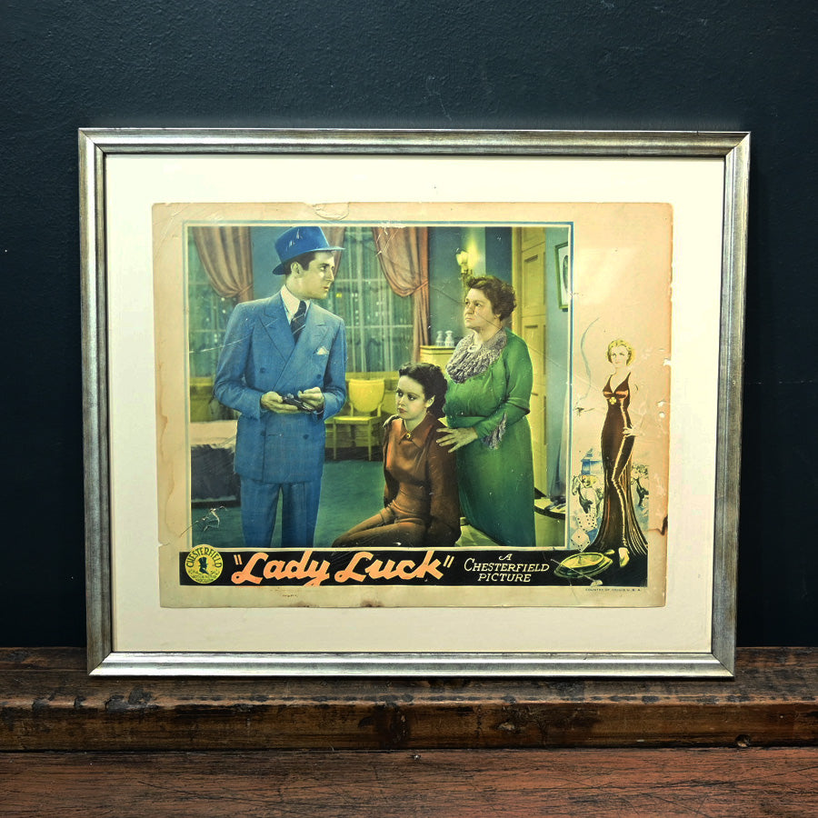 Afiche original de film "Lady Luck" 1936