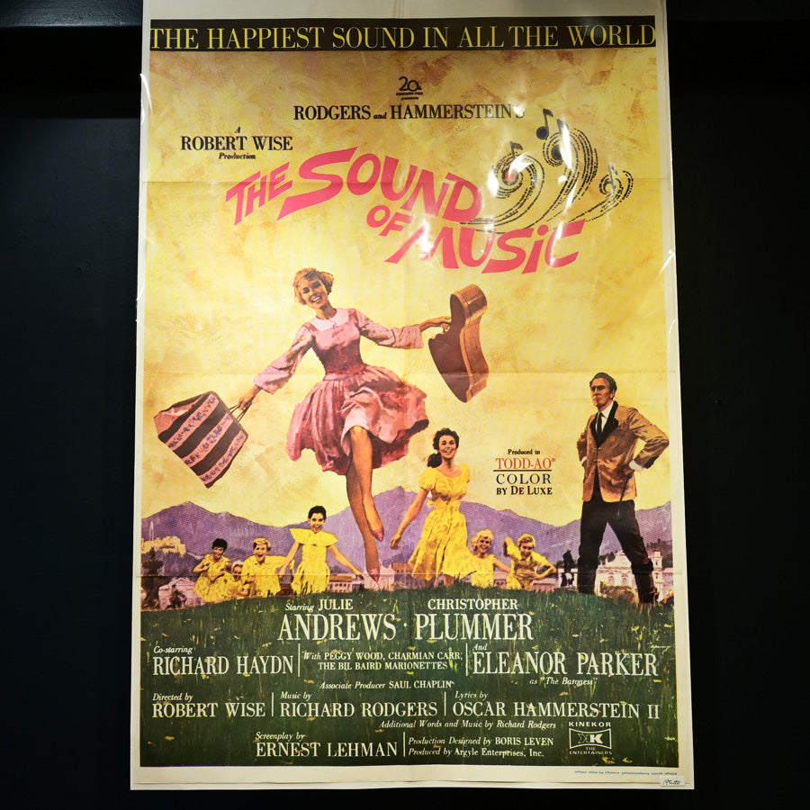 Afiche o cartel de cine "The Sound of Music" original