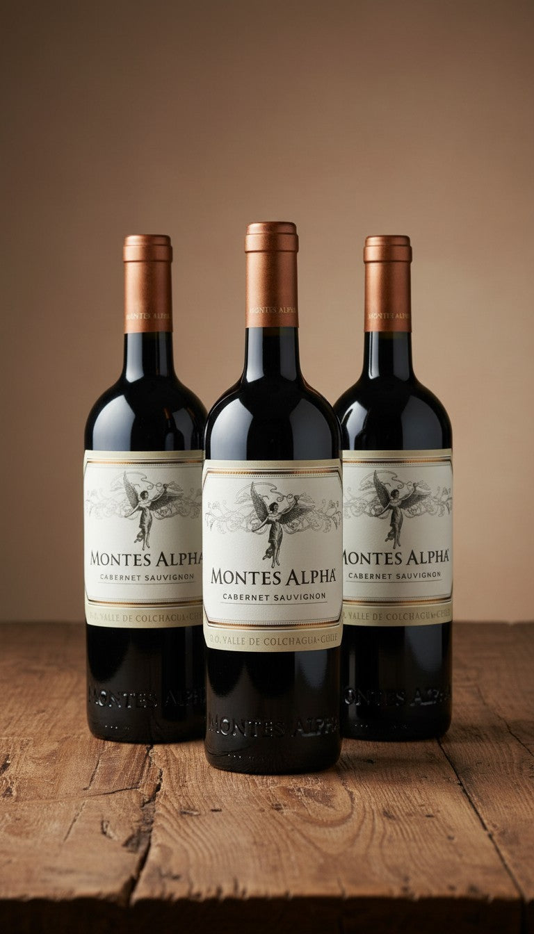 Vino Montes Alpha Cabernet Sauvignon 2024 D.O. Colchagua | 3 botellas