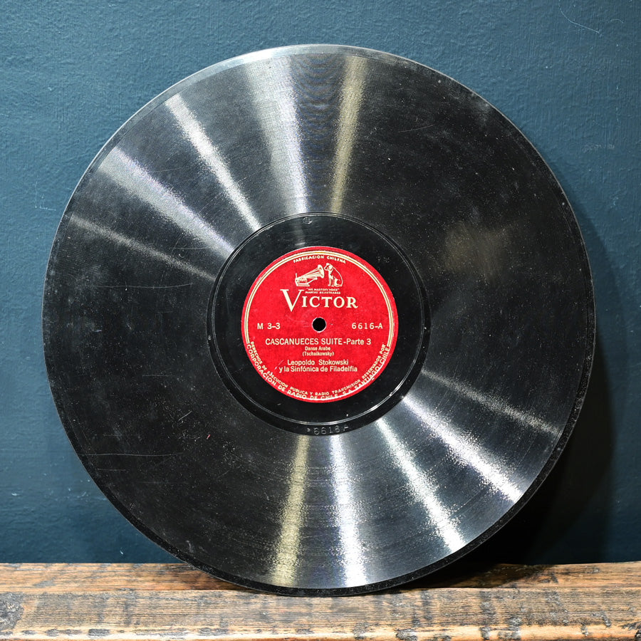 Par de discos para gramófono Cascanueces