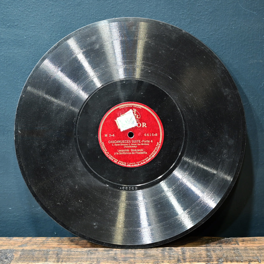 Par de discos para gramófono Cascanueces