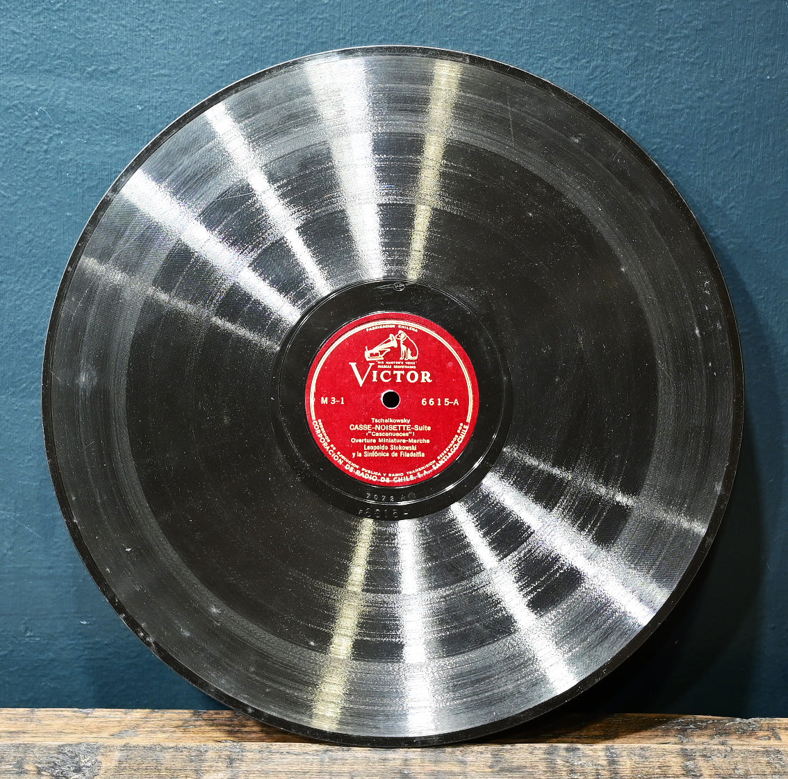 Par de discos para gramófono Cascanueces