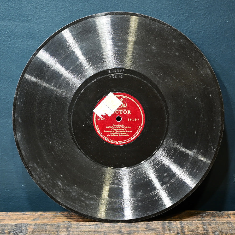 Par de discos para gramófono Cascanueces
