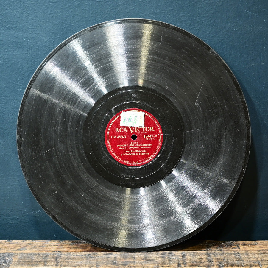 Disco para gramófono "El Príncipe Igor"