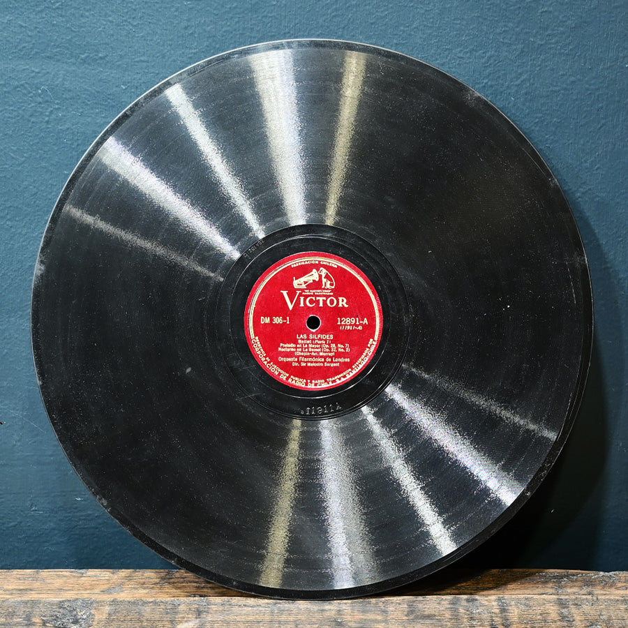 Disco para gramófono "Las Silfides"