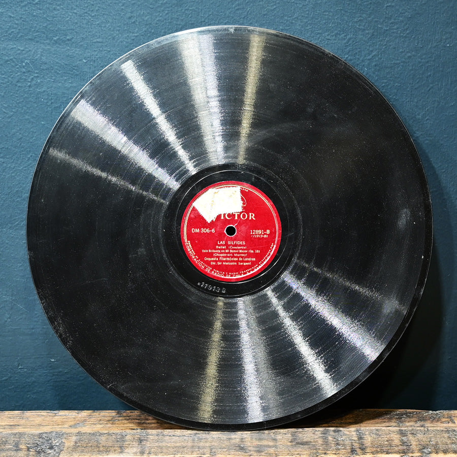 Disco para gramófono "Las Silfides"
