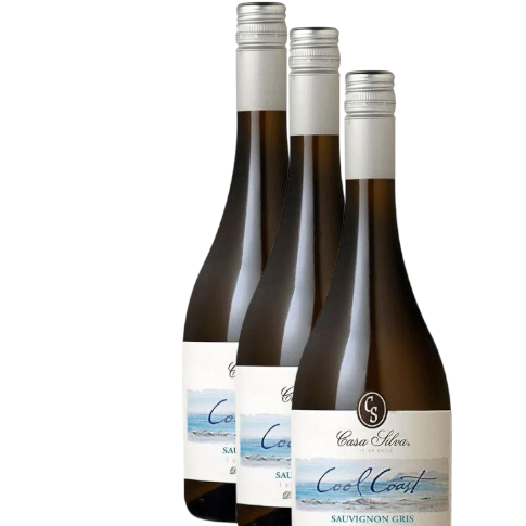 Vino Casa Silva Cool Coast Sauvignon Gris 2023 D.O. Paredones (Colchagua Costa)  x 3 BOTELLAS