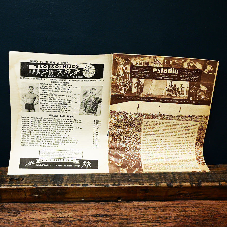 Revista Estadio número 453 1952