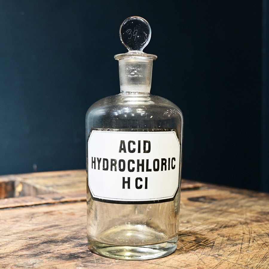 Frasco farmacéutico Ácido Clorhídrico