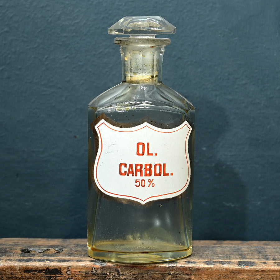 Frasco farmacéutico Ol. Carbol. 50%