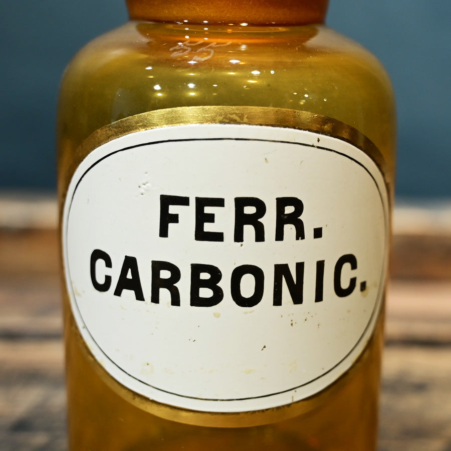 Frasco farmacéutico Carbonato Ferroso