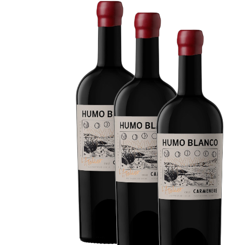 Vino Hacienda Araucano Humo Blanco LÁtelier Carmenere D.O. Lolol - Colchagua Costa x 3 BOTELLAS