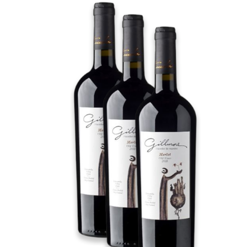 Vino Gillmore Hacedor de Mundos Merlot 2019 D.O. Maule X 3 BOTELLAS