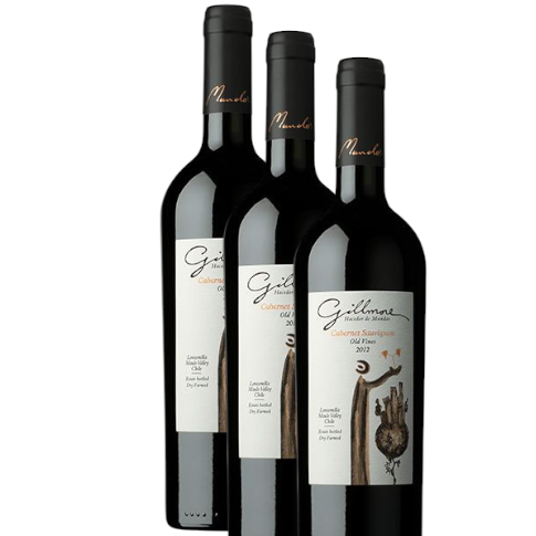Vino Gillmore Hacedor de Mundos Cabernet Sauvignon 2015 D.O. Maule 3 BOTELLAS