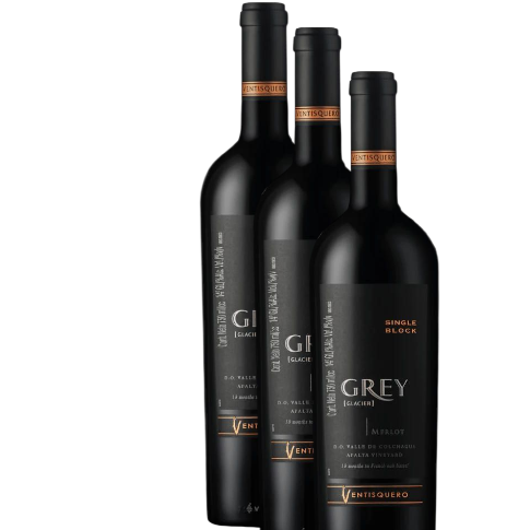 Vino Ventisquero Grey Merlot 2019 D.O. Colchagua x 3 BOTELLAS