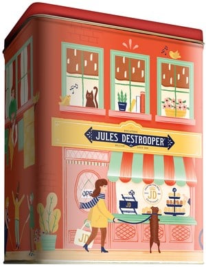 Regalo Retro Jules Destrooper Caja Colección Galletas Belgas (BELGICA) 200G