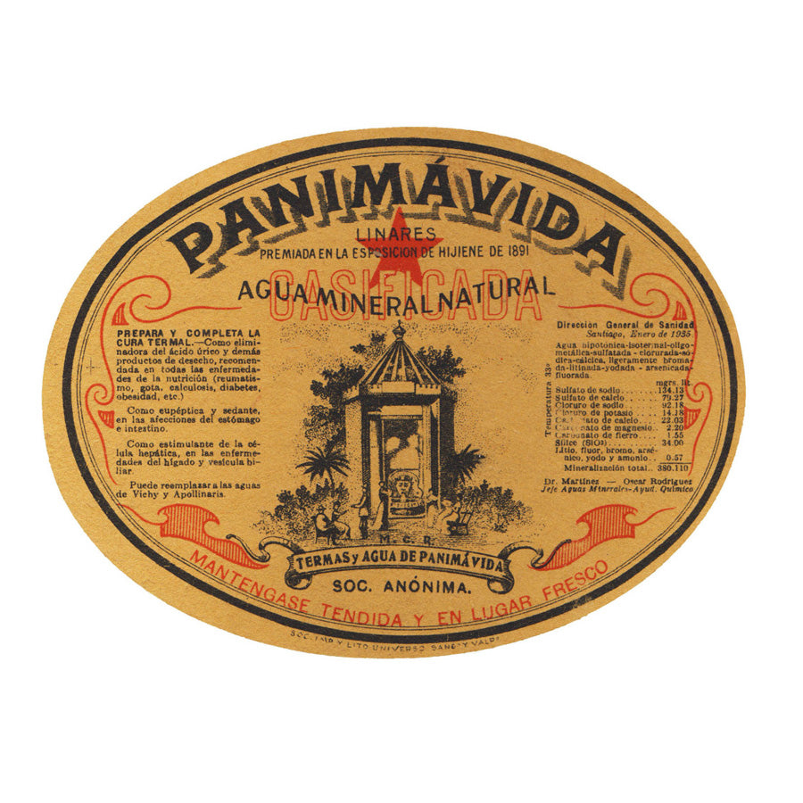 Jaba de botellas de agua mineral