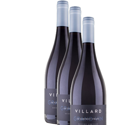 Vino Villard Cabernet Franc Grand Vin 2023 D.O. Casablanca x 3 BOTELLAS