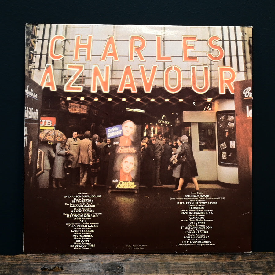 Long Play "Guichets Fermés" de Charles Aznavour