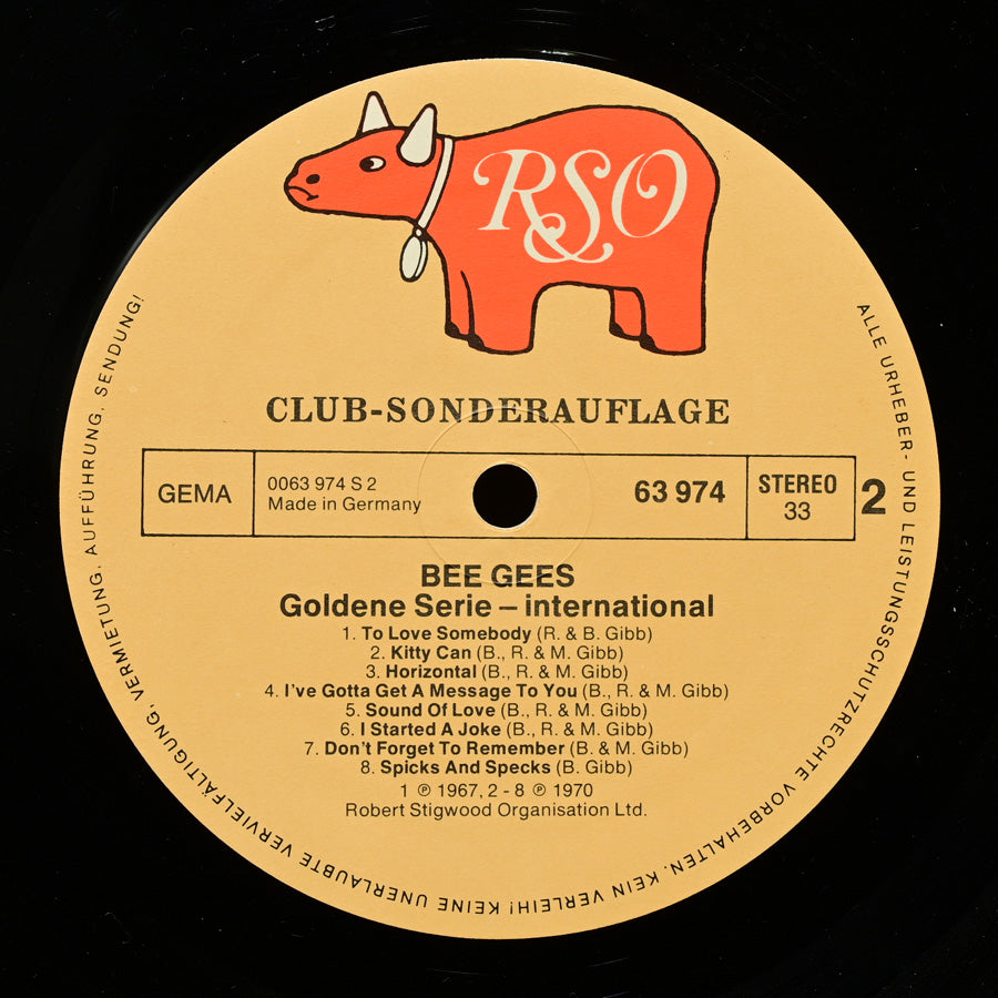 Long Play Bee Gees compilación alemana año 1976
