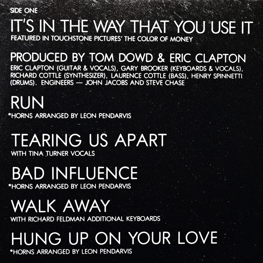 Long Play "August" de Eric Clapton edición alemana 1986