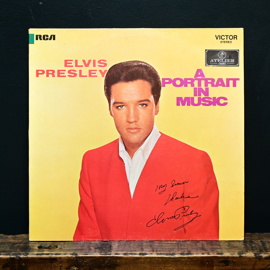 Long Play "A Portrait in Music" de Elvis Presley edición alemana de 1973