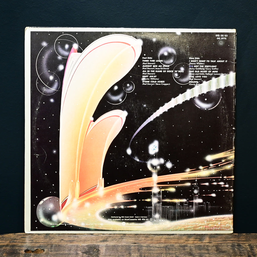 Long Play Atlantic Crossing de Rod Stewart edición alemana de 1975