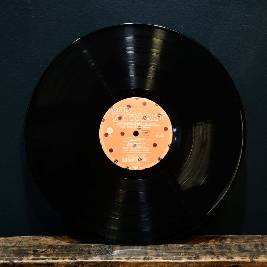 Long Play "Foolish Behaviour" de Rod Steward edición neerlandesa de 1980