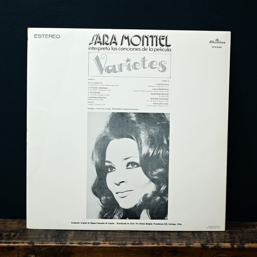 Long Play "Varietés" de Sara Montiel 1974
