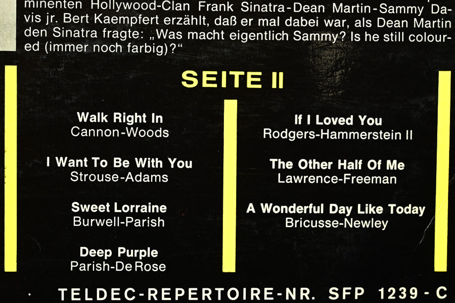 Long Play "Entertainer N°1" de Sammy Davis Jr.