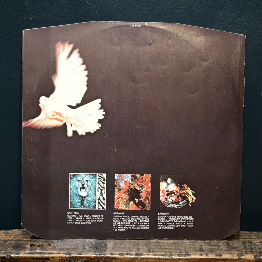 Long Play "Santana's Greatest Hits" versión inglesa de 1974
