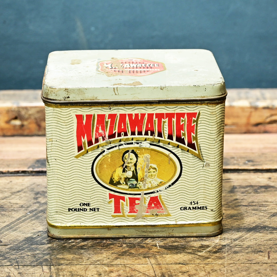 Lata de té Mazawattee