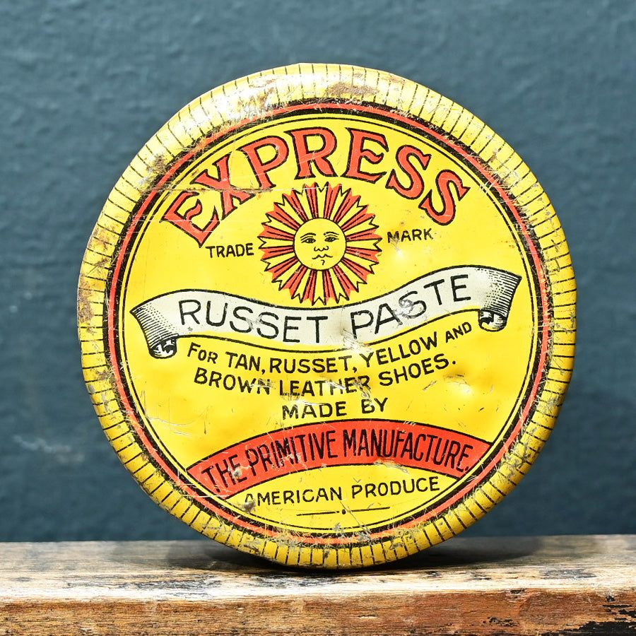 Lata de betún de zapatos Express Russet Paste
