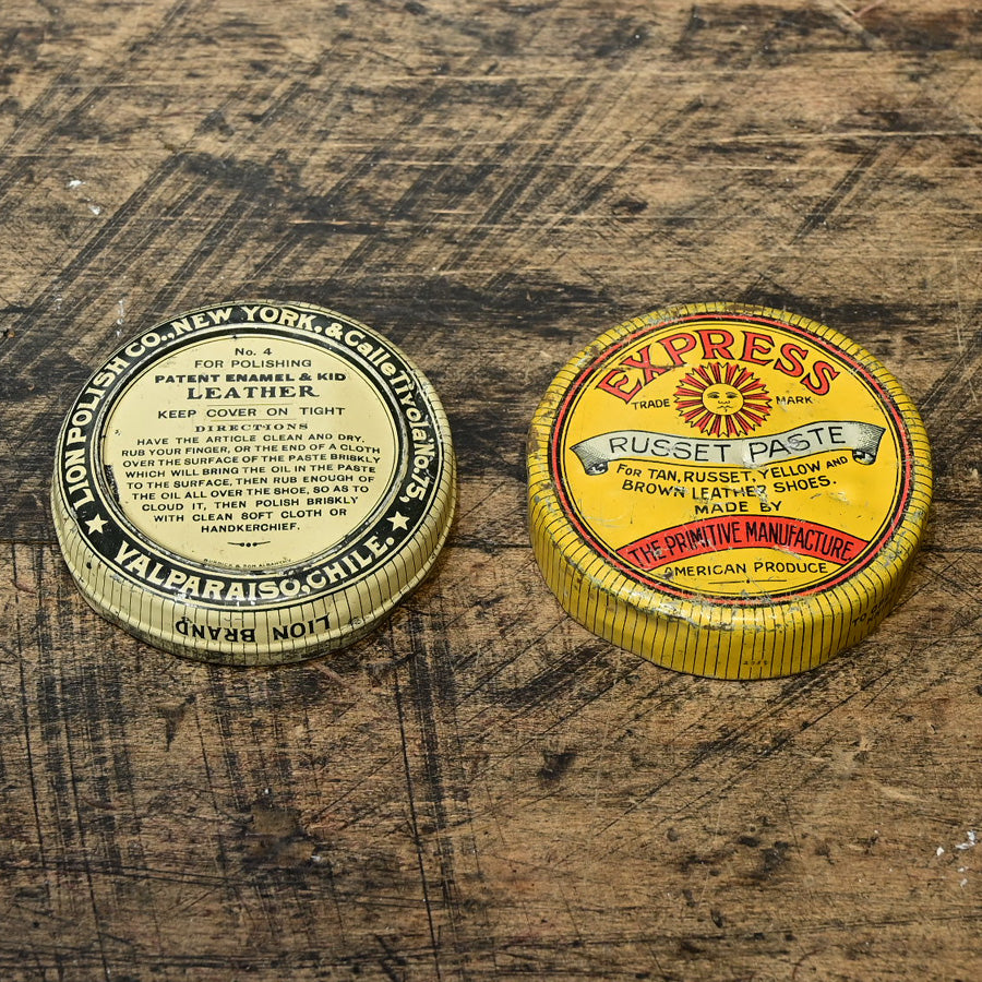 Lata de betún de zapatos Express Russet Paste