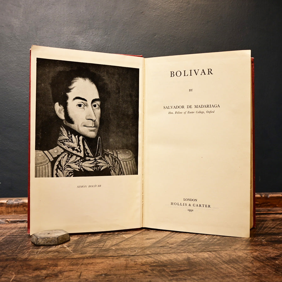 Libro Bolívar de Salvador de Madariaga