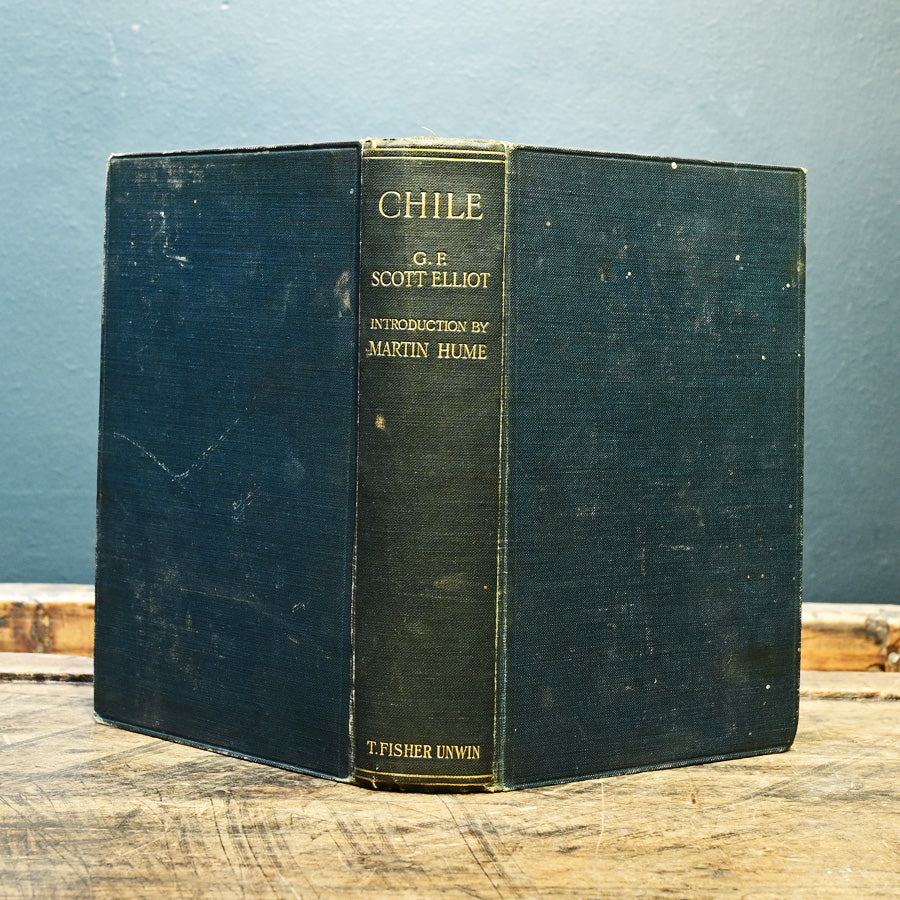 Libro "Chile" por G.F. Scott Elliot de 1907