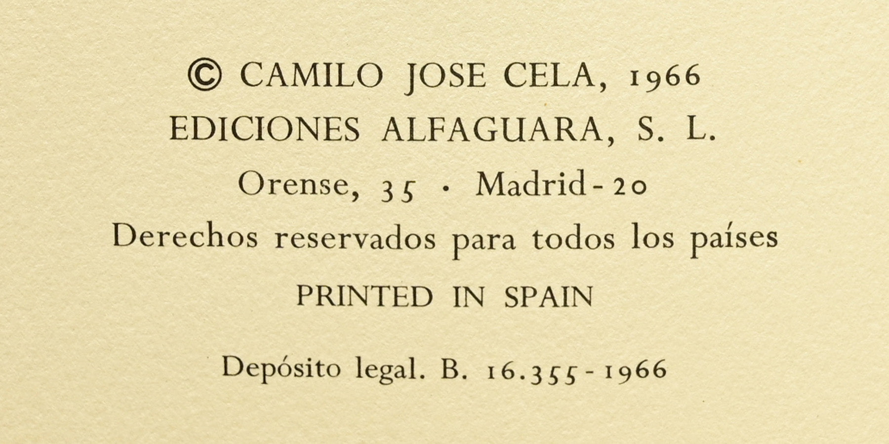 Libro "Madrid" de Camilo José Cela