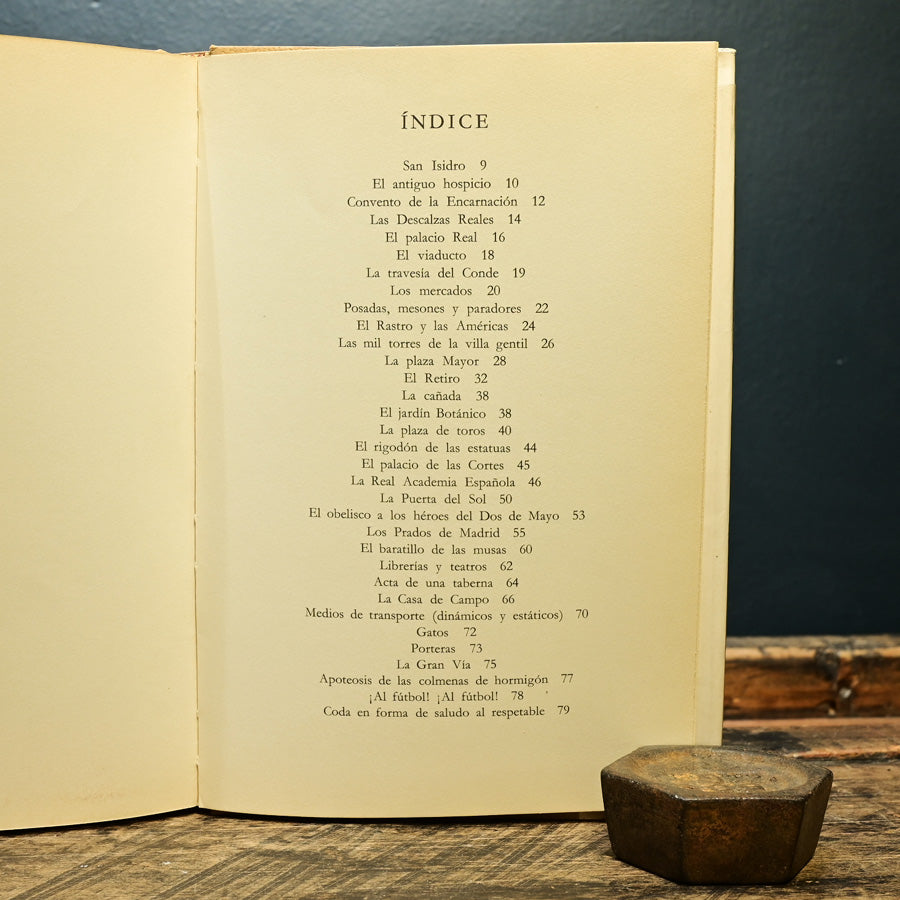 Libro "Madrid" de Camilo José Cela