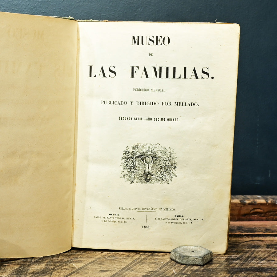 Libro Museo de las Familias 1895