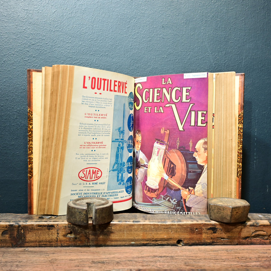 Revistas La Science et la Vie año 1938 empastados