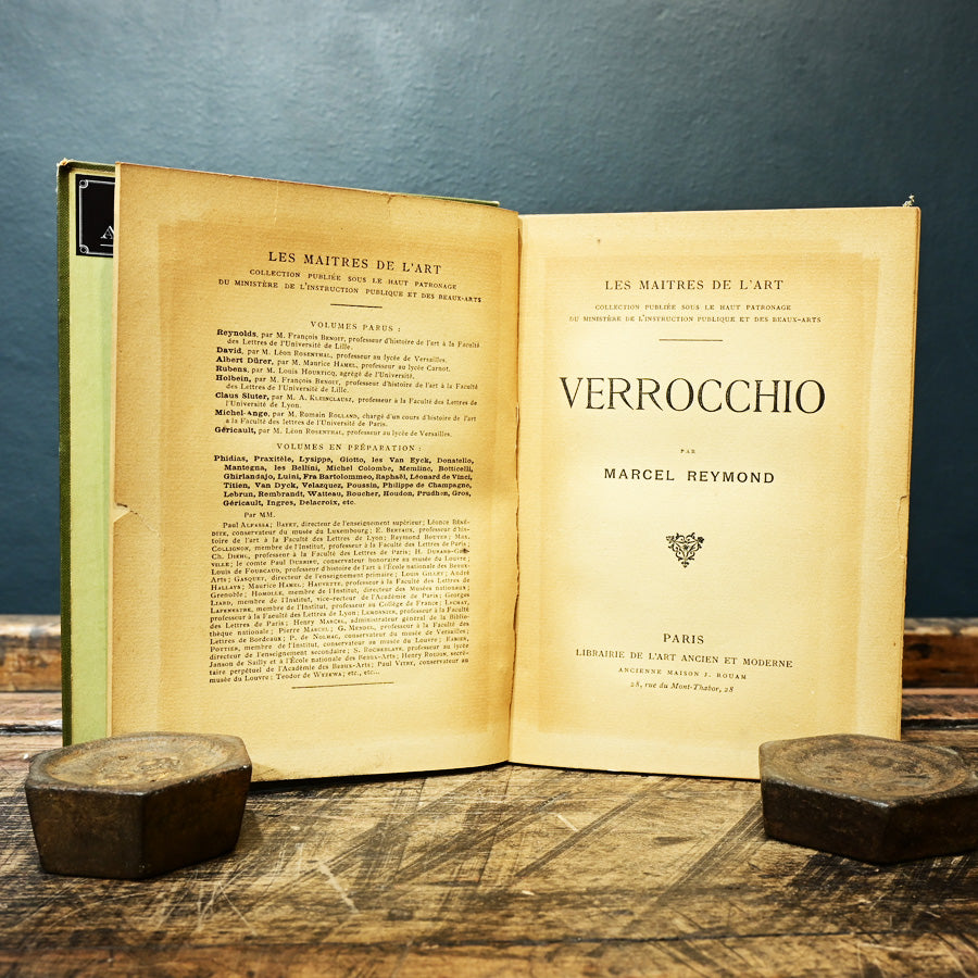 Libro Verrocchio de Marcel Reymond