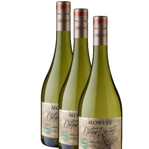Vino Montes Outer Limits Albariño 2024 D.O. Zapallar x 3 BOTELLAS