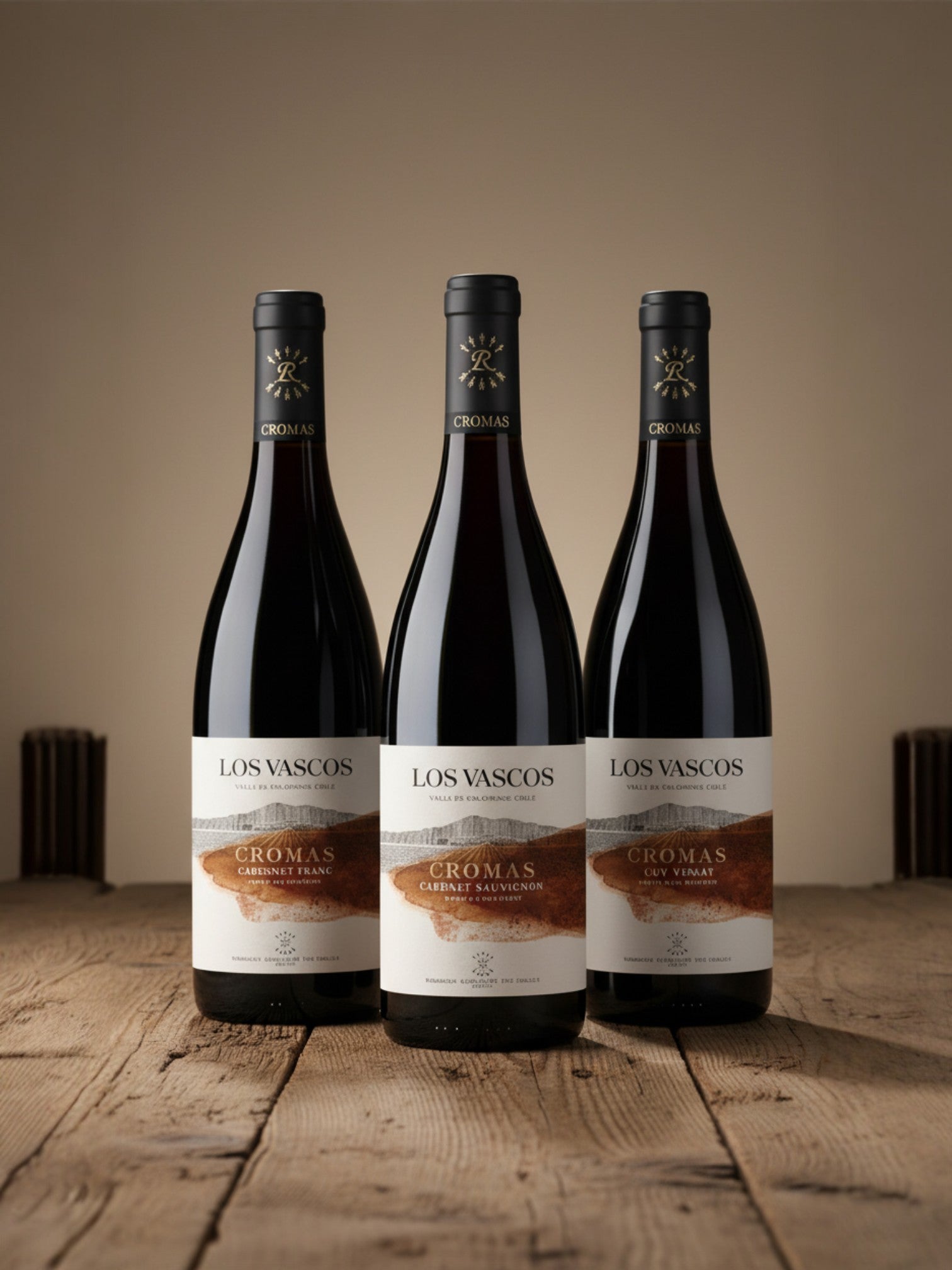 Vino Los Vascos Cromas Cabernet Franc 2021 D.O. Colchagua x 3 BOTELLAS