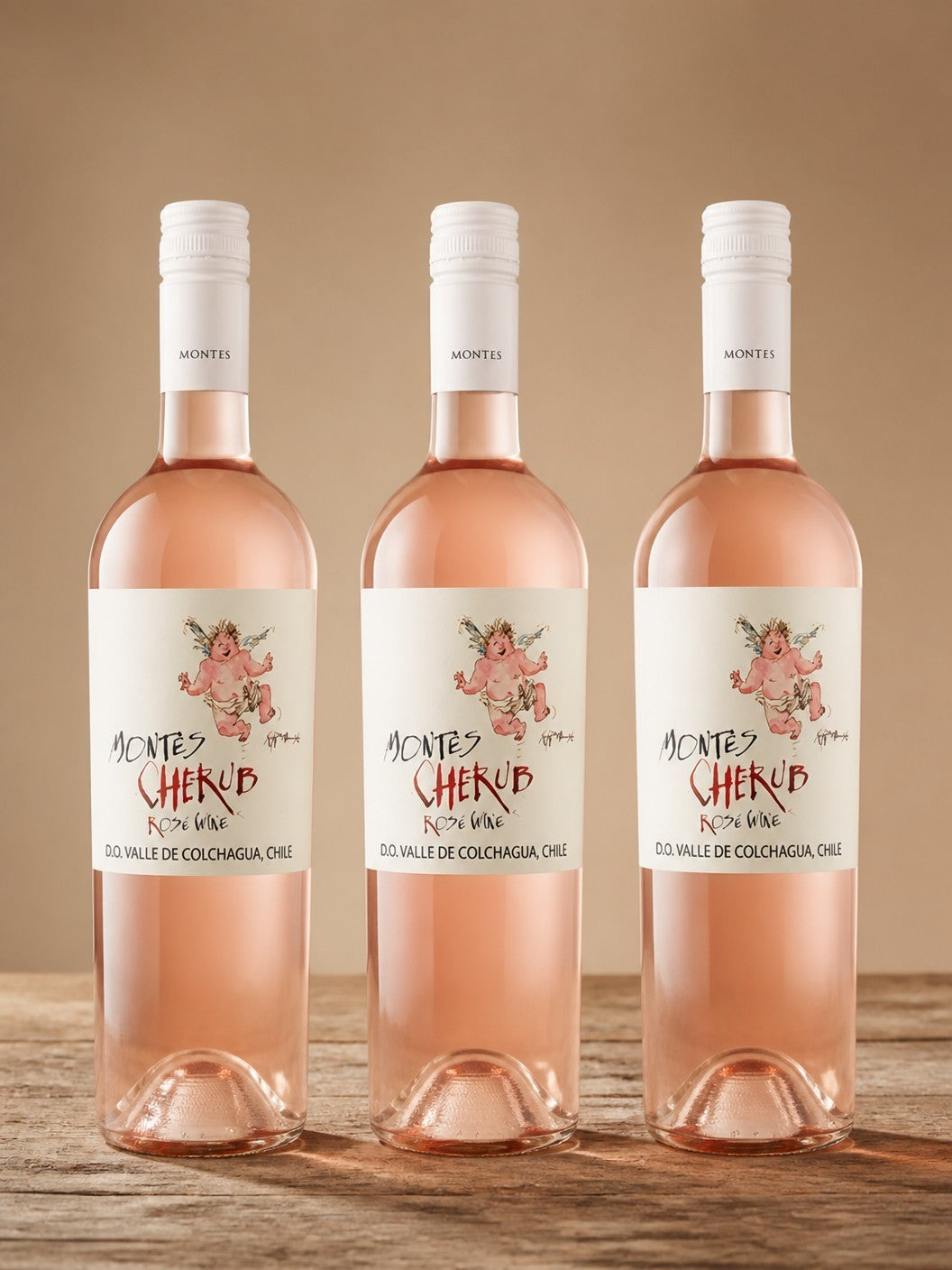 Vino Montes Cherub Rosé 2024 D.O Marchigüe (Colchagua Costa) x 3 BOTELLAS