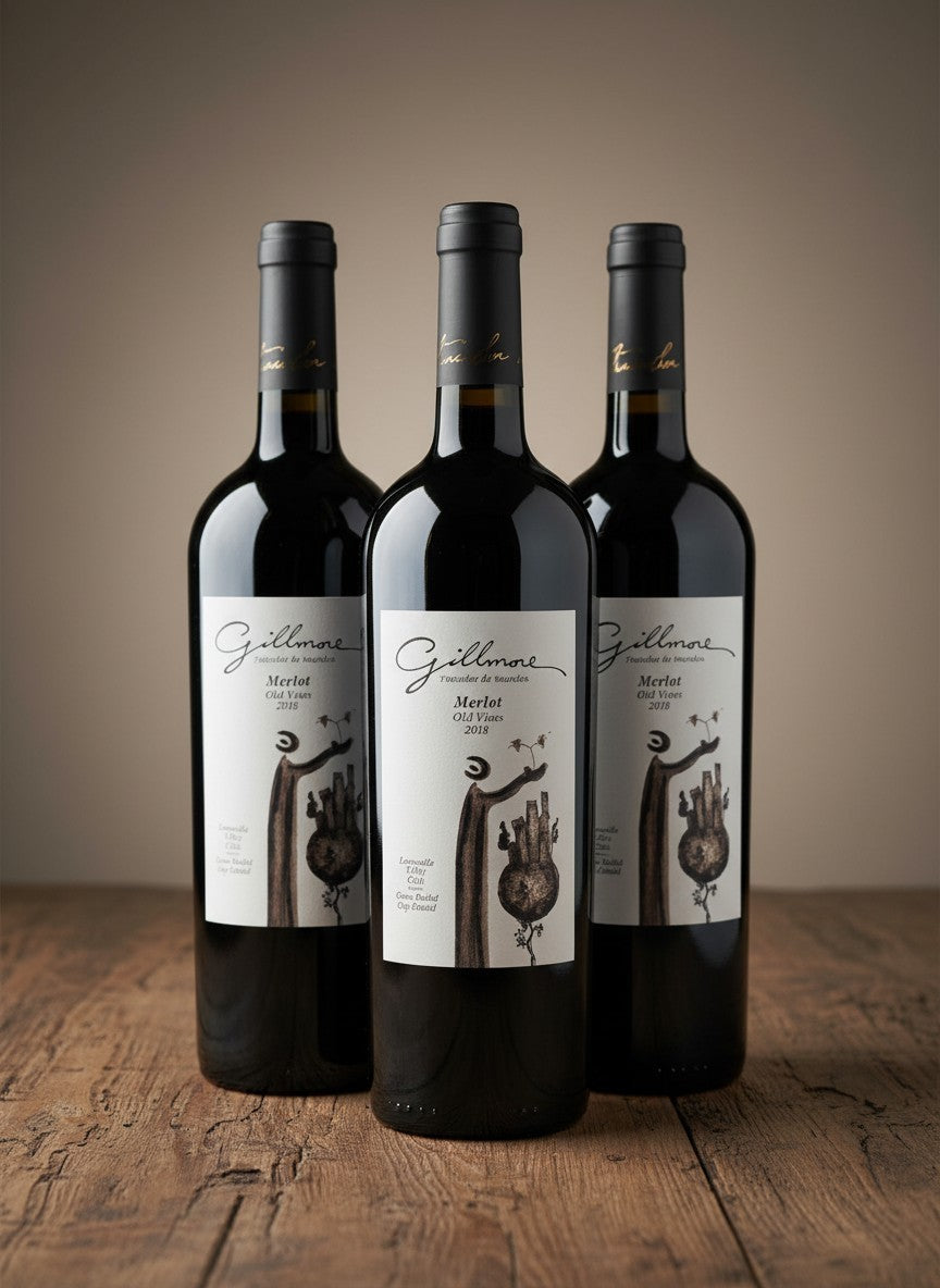 Vino Gillmore Hacedor de Mundos Merlot 2021 D.O. Maule X 3 BOTELLAS
