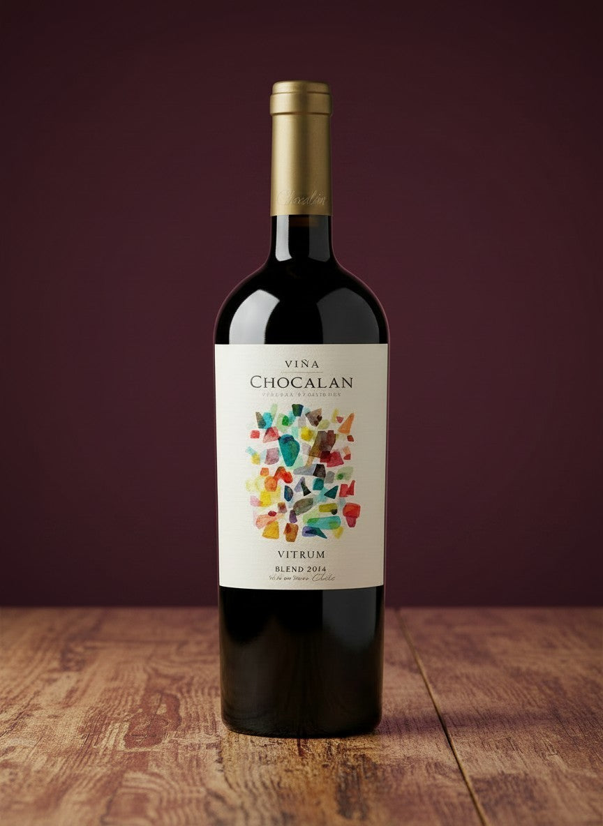 Vino Chocalán Vitrum 2021 Ensamblaje MAGNUM 1500cc D.O. Maipo Costa