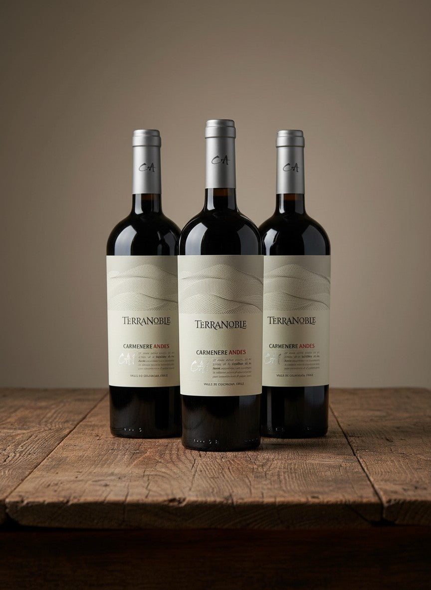 Vino Terranoble CA1 Andes Carmenere 2021 D.O. Colchagua Andes x 3 BOTELLAS
