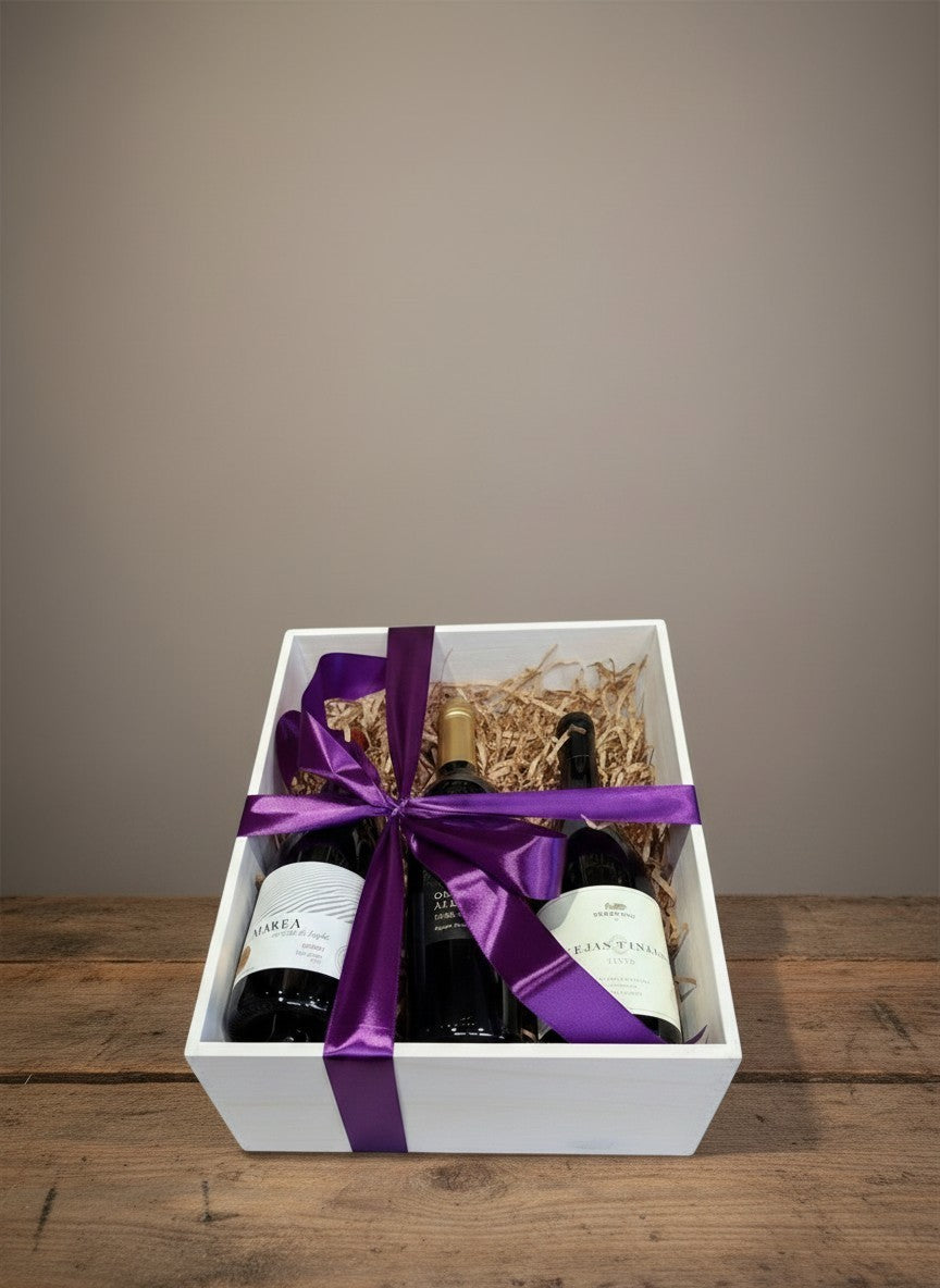 Caja de regalo premium 3 vinos a elección
