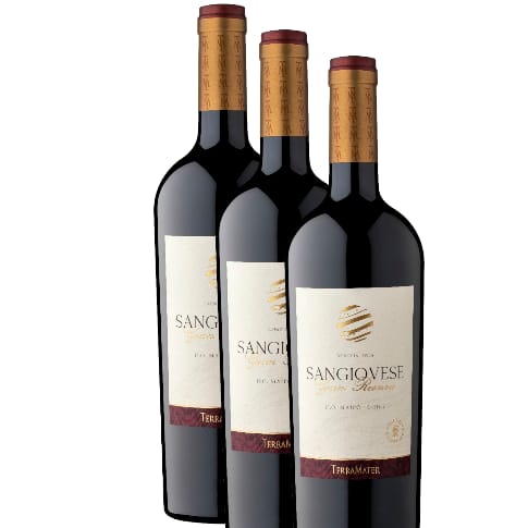 Vino Terramater Gran Reserva Sangiovese 2021 D.O. Maipo  X 3 BOTELLAS